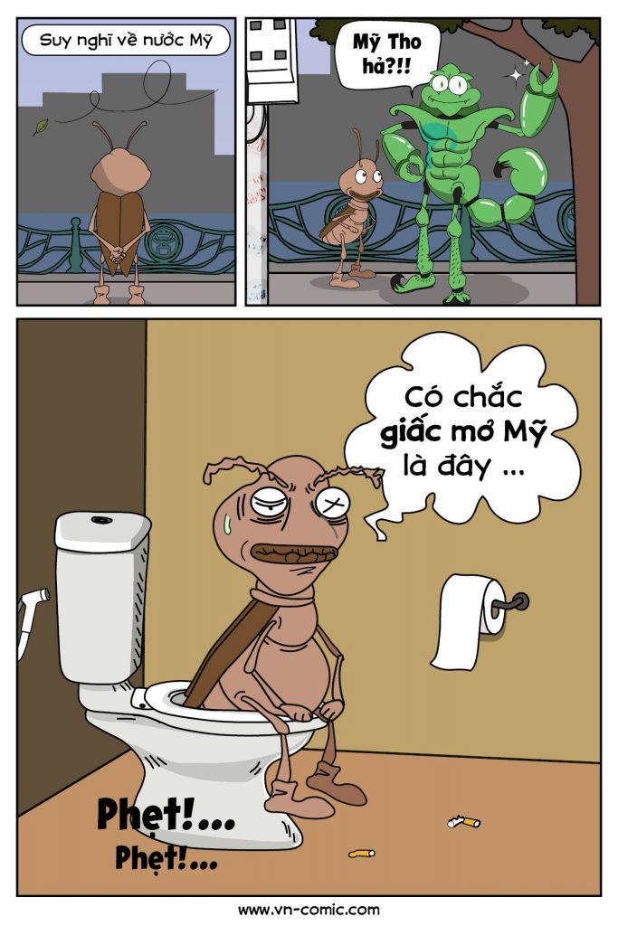 Suy nghi ve nuoc my vn comic