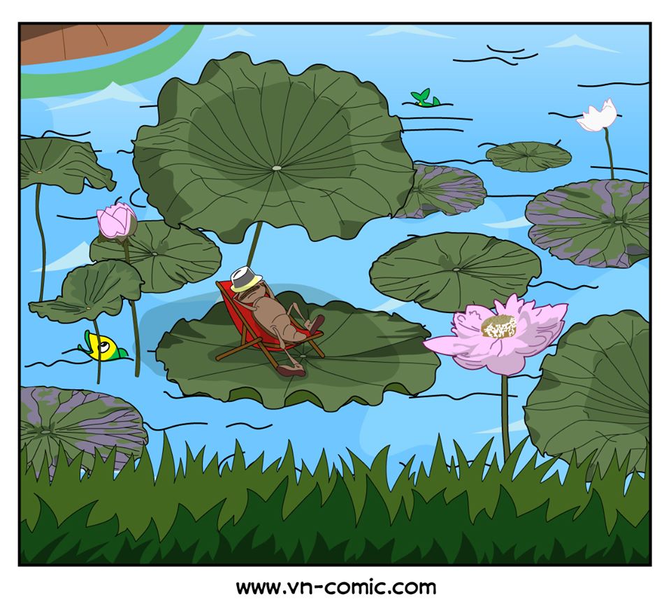de-men-ngu-trua-tren-dam-sen-vn-comic