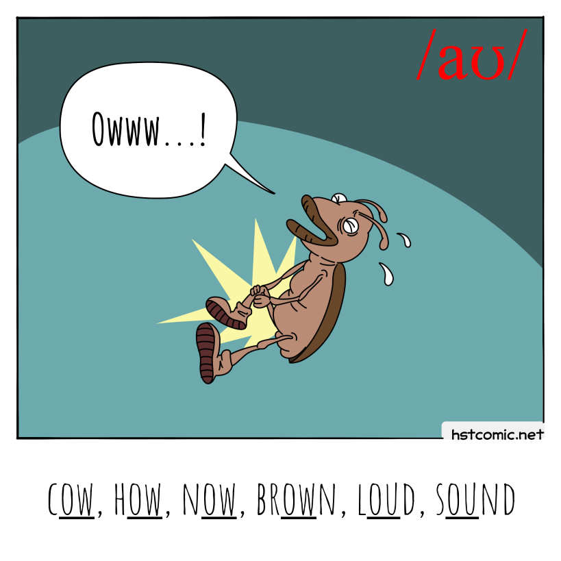 aw - scream - ow - cow