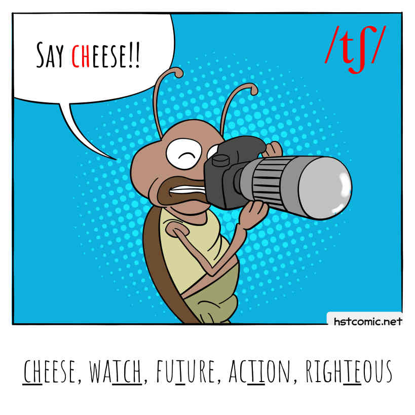 say cheese - ch -cheese